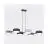 Emibig Suspension Luminaire Drumz Acier Noir | Convient pour 6x E14 - Max 10W